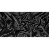 Black Cotton and Rayon Velveteen