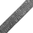 Italian Gray Ruched Stretch Wool Trimming - 2.375"