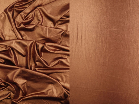 1 Yard Foil Finish FDY Knit Fabric 190 GSM, 58/60'' Wide Polyester Spandex Blend