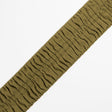Italian Moss Green Ruched Stretch Wool Trimming - 2.375"