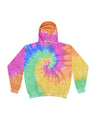Colortone Unisex Tie-Dyed Full-Zip Hooded Sweatshirt