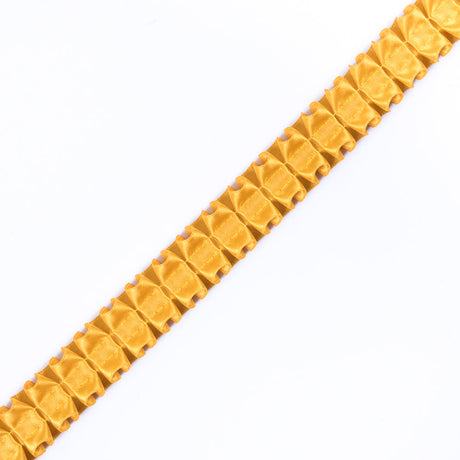Italian Mustard Box Pleated Trimming - 1"