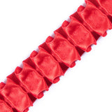 Italian Red Box Pleated Trimming - 1"
