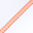 Italian Peach Box Pleated Trimming - 1"