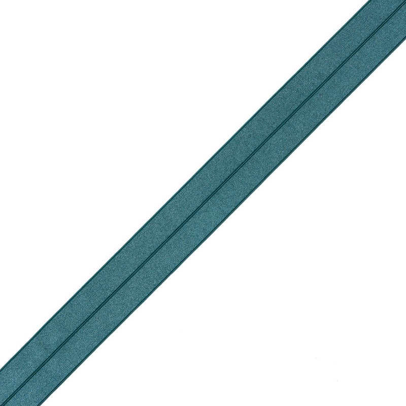 Italian Dark Green Stretch Foldover Elastic - 0.75"