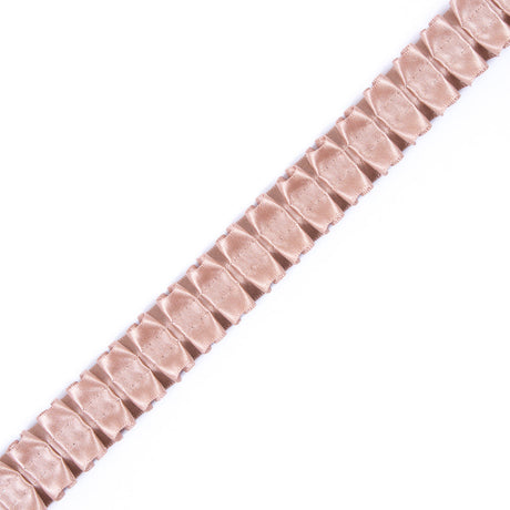 Italian Champagne Box Pleated Trimming - 1"