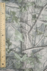 Brushed Polyester Spandex Knit Tree Camo