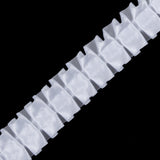 Italian White Box Pleated Trimming - 1"