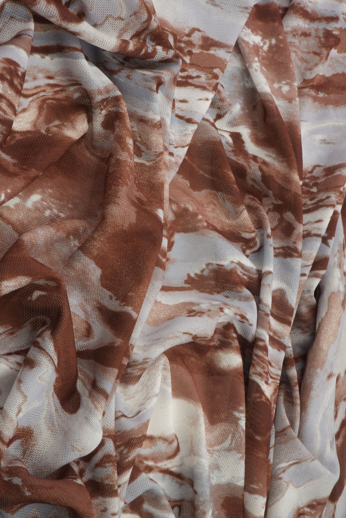 Abstract Digital Mesh Stretch Fabric