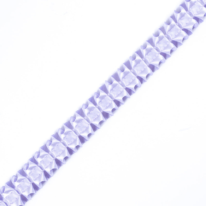 Italian Lavender Box Pleated Trimming - 1"