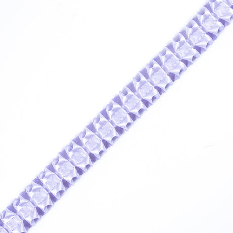 Italian Lavender Box Pleated Trimming - 1"