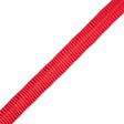 Italian Red Deep Knife Pleated Trimming - 1"