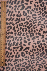 Animal Print Jacquard Double Knit Fabric