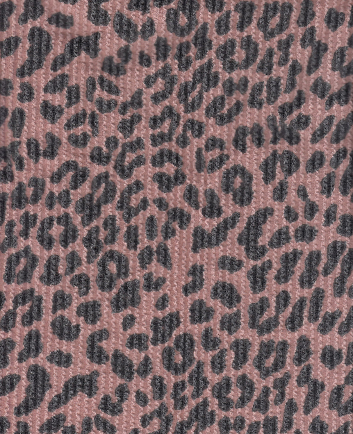 Animal Print Jacquard Double Knit Fabric