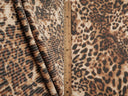 Chic Leopard Animal Double Knit Fabric 55" Soft Stretchy Material for Sewing
