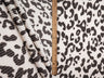 56/57" Wide Double Knit Leopard Print Fabric Soft Polyester Rayon Spandex Blend