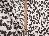 Double Knit Leopard Print Fabric