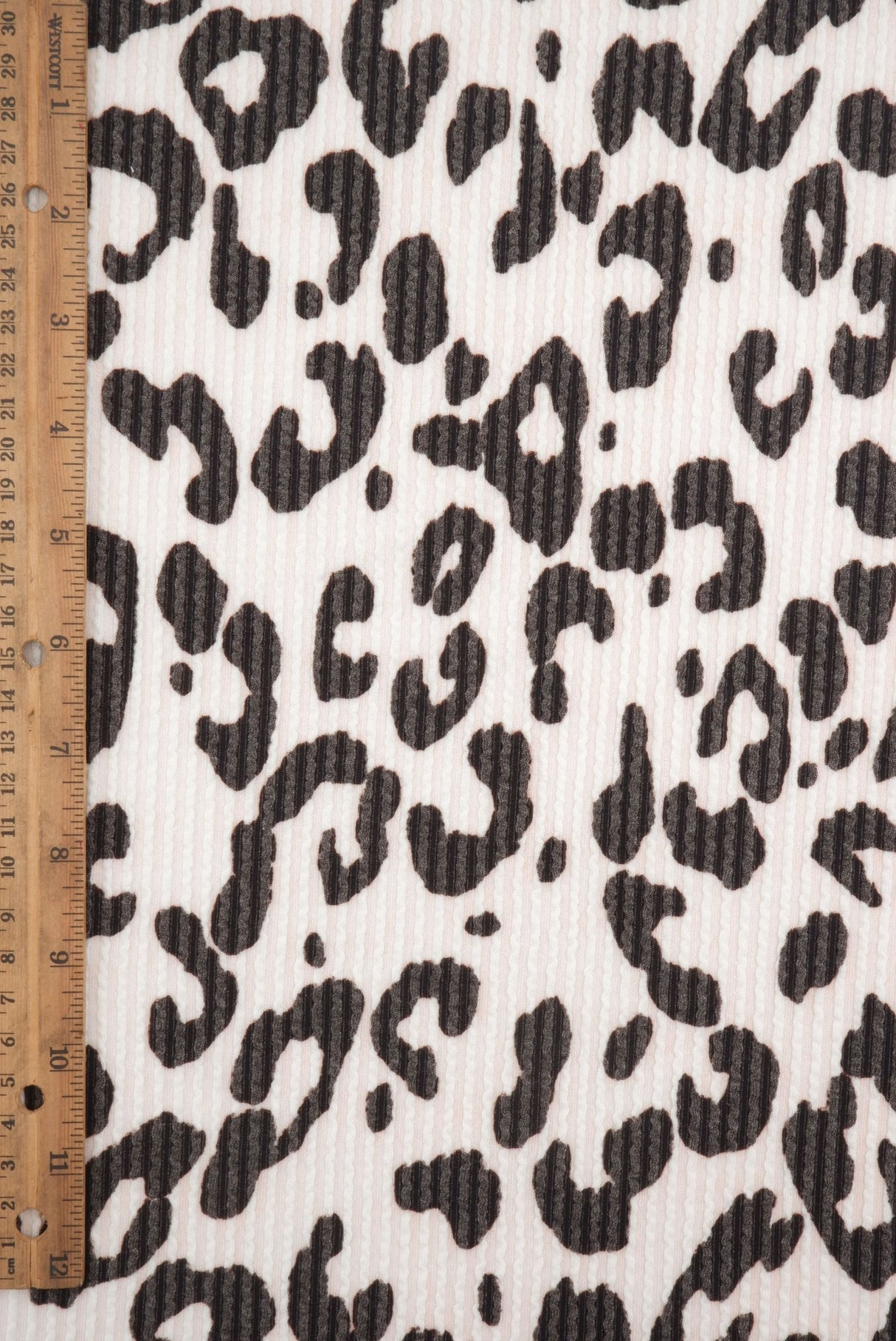 Double Knit Leopard Print Fabric