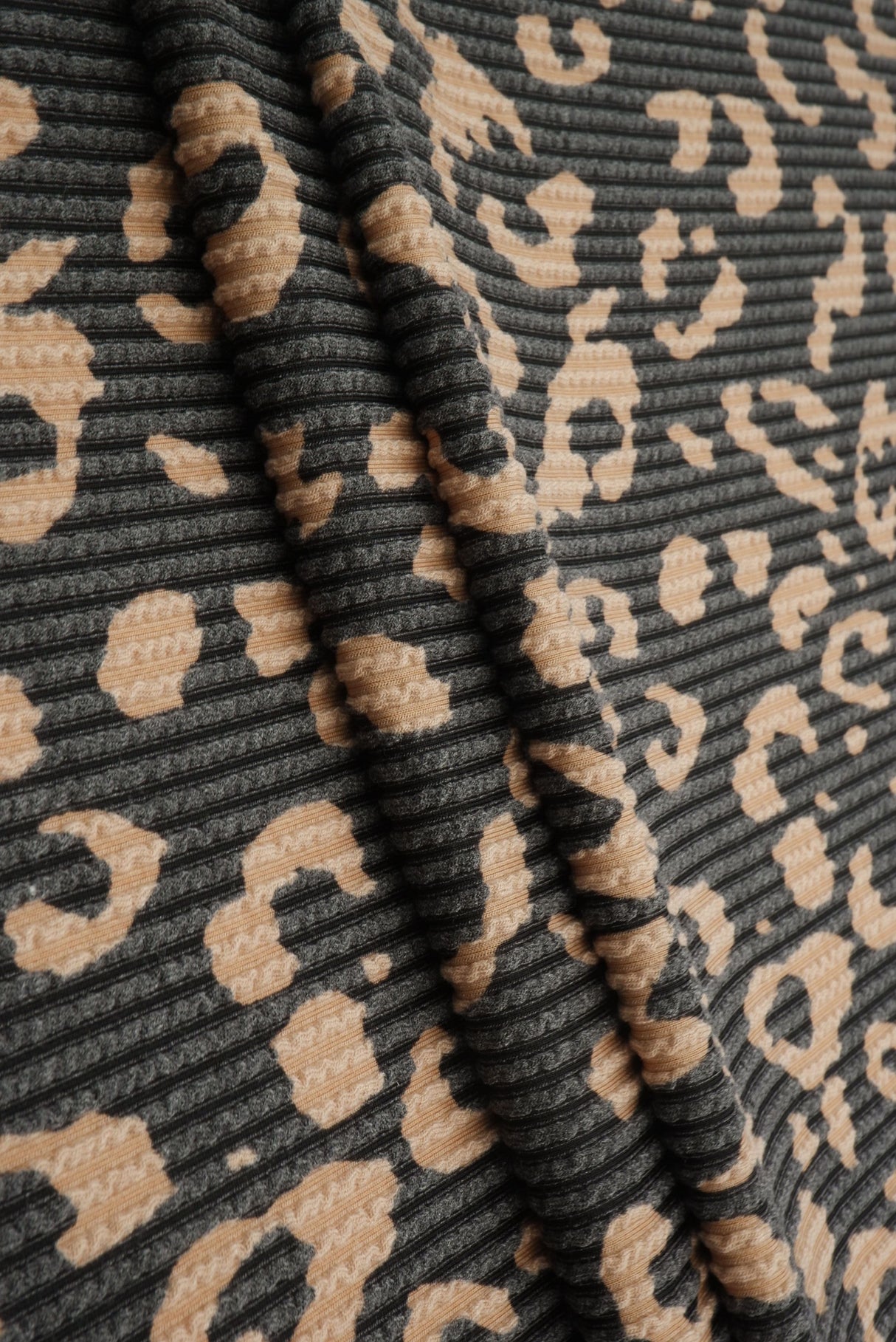 Double Knit Leopard Print Fabric