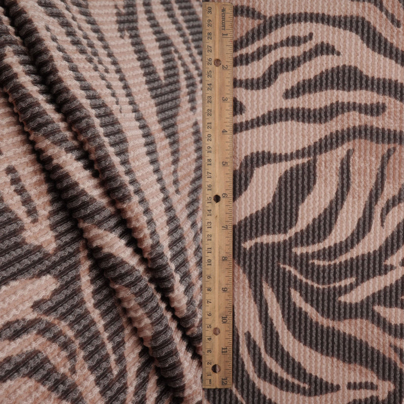 Double Knit Zebra Print Zebra Fabric