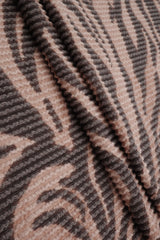 Double Knit Zebra Print Zebra Fabric