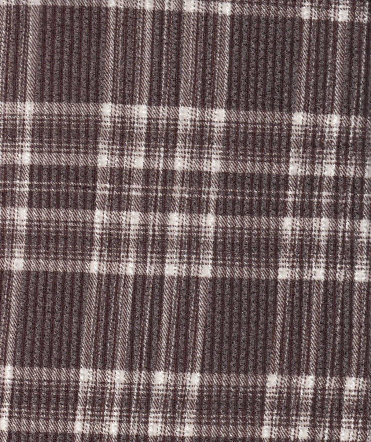 Double Knit Jacquard Plaid Fabric 56/57" Wide Soft Stretchy Polyester Rayon Spandex