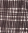 Plaid Double Knit Jacquard Fabric Brown
