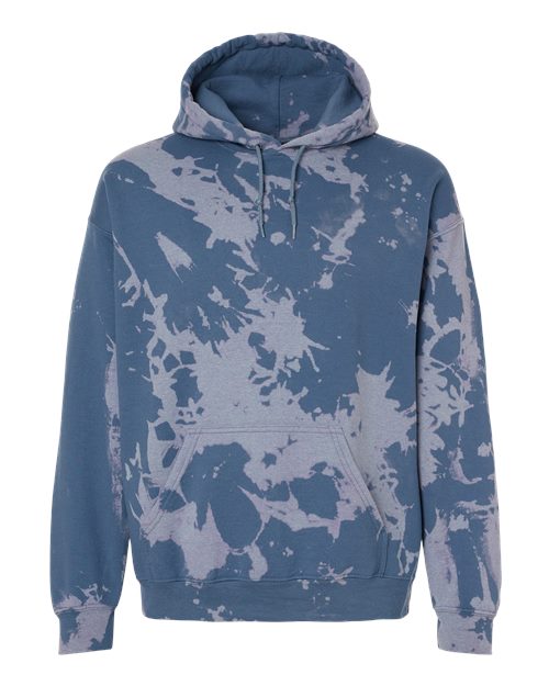 Essential Fleece Bleach Wash Hooded Sweatshirt