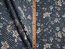 Boho Floral Double Knit Fabric 56/57" Wide Soft Stretchy Polyester Rayon Spandex for Sewing