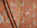 Boho Floral Double Knit Fabric 56/57" Wide Soft Stretchy Polyester Rayon Spandex for Sewing
