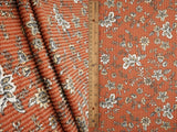 Boho Floral Double Knit Fabric 56/57" Wide Soft Stretchy Polyester Rayon Spandex for Sewing