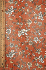 Floral Double Knit Fabric Boho Print