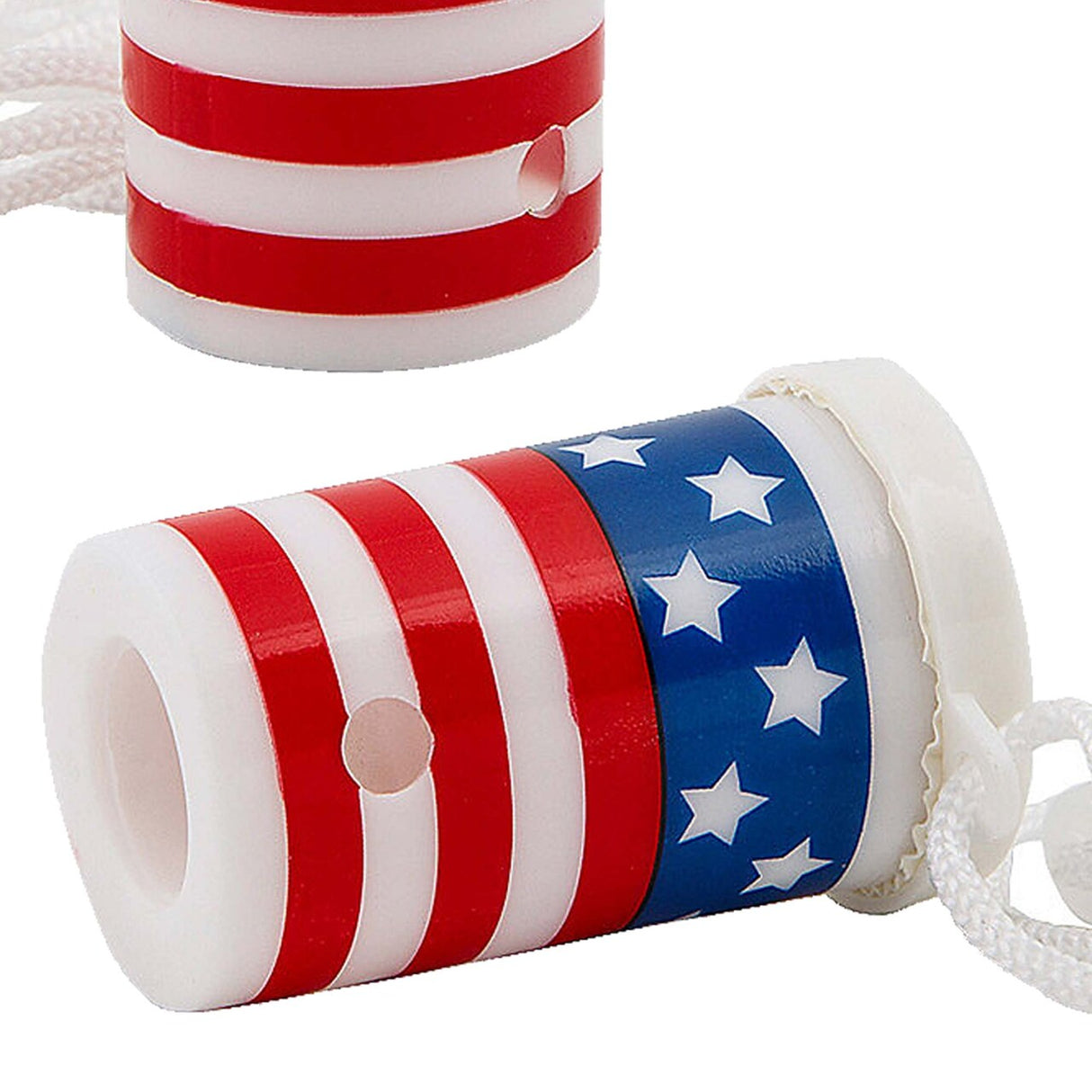 2 1/4" Patriotic Red, White & Blue Air Blaster Toys 12 Pc.