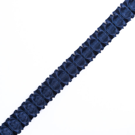 Italian Navy Box Pleated Trimming - 1"