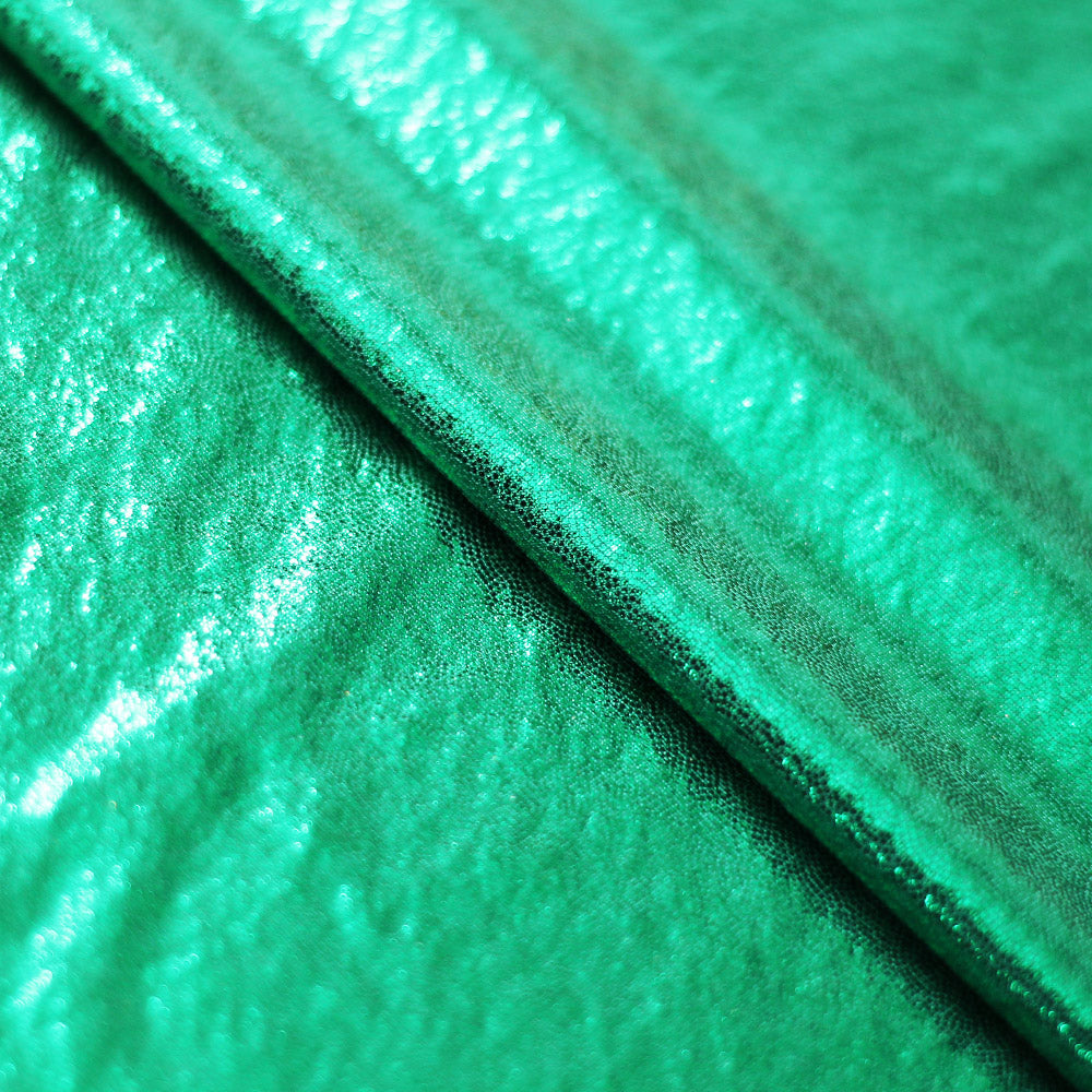 Shimmer Matrix Polyester Spandex Fabric - Multiple Colors, Solid Hologram, 58/60" Width, 200 GSM (1 Yard)