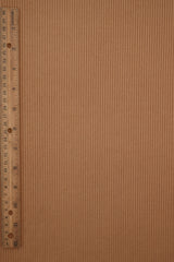 Micro Suede Rib Knit Fabric Brown