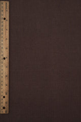 Micro Suede Rib Knit Fabric Brown
