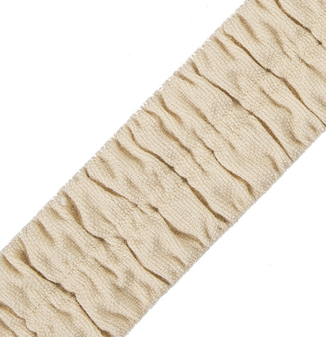 Italian Greggio Ruched Stretch Wool Trimming - 1.5"