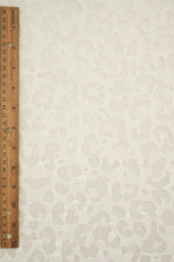 Animal Print Velvet Burnout Knit Fabric 55" Wide