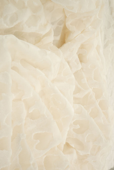 Velvet Burnout Knit Animal Print Fabric
