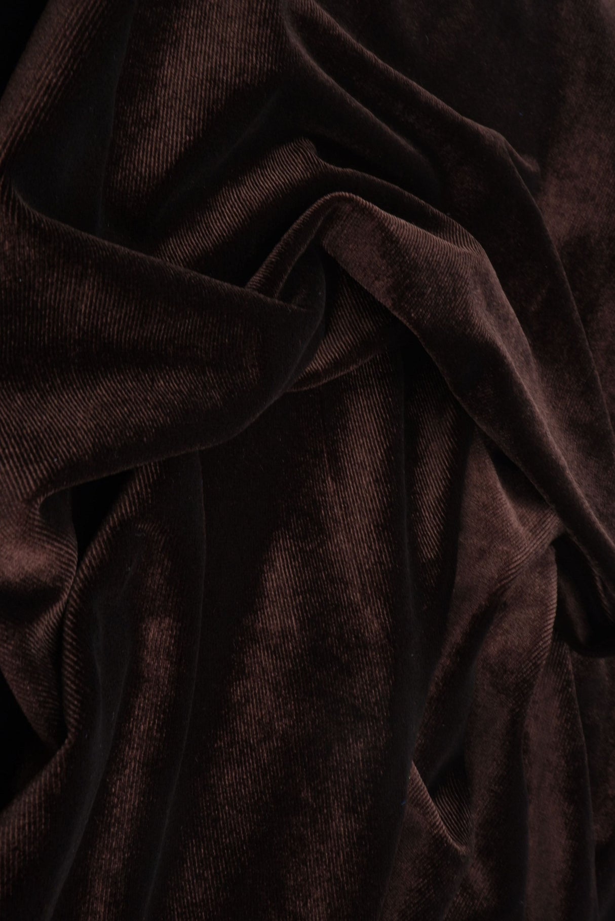 Velvet Stretch Knit Fabric Solid