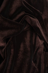 Velvet Stretch Knit Fabric Solid