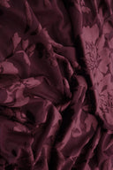 Floral Velvet Burnout Stretch Knit Fabric 55" Wide