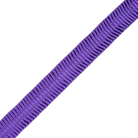 Italian Purple Deep Knife Pleated Trimming - 1"