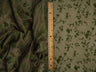 Floral Flocked Mesh Fabric