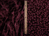 Velvet Burnout Knit Animal Print Fabric