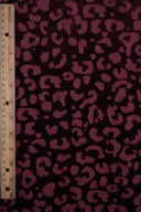 Animal Print Velvet Burnout Knit Fabric 55" Wide