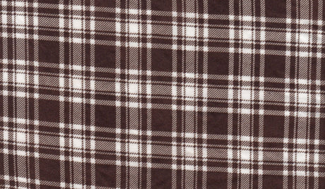 Plaid Print Knit Fabric