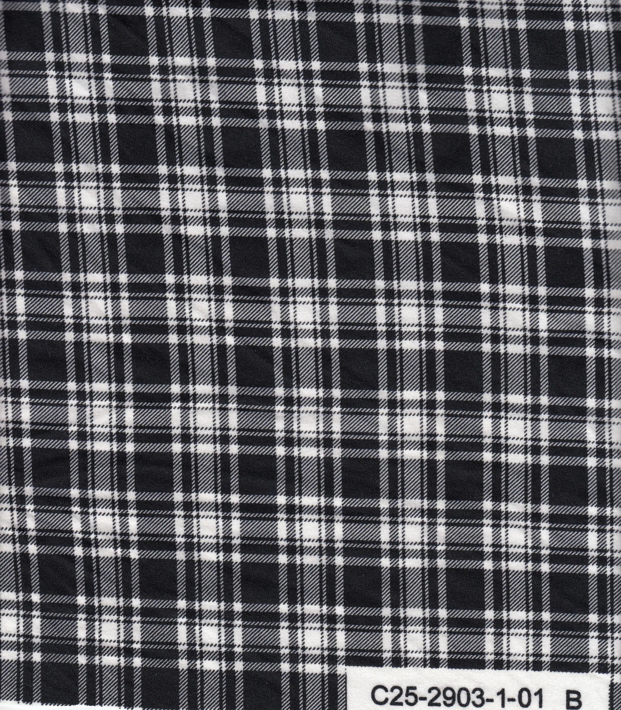 DTY Brushed Plaid Print Knit Fabric 58/60" Wide