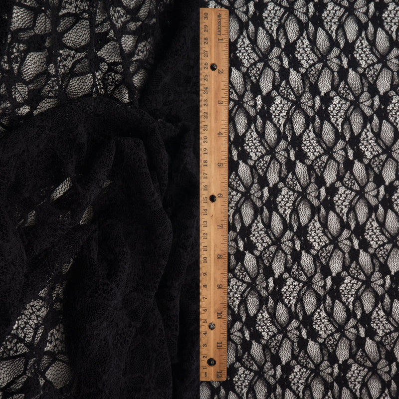 Bubble Ditsy Flower Lace Fabric